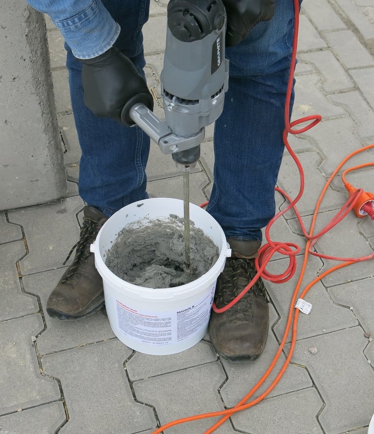 Betonkleber Klebstoff