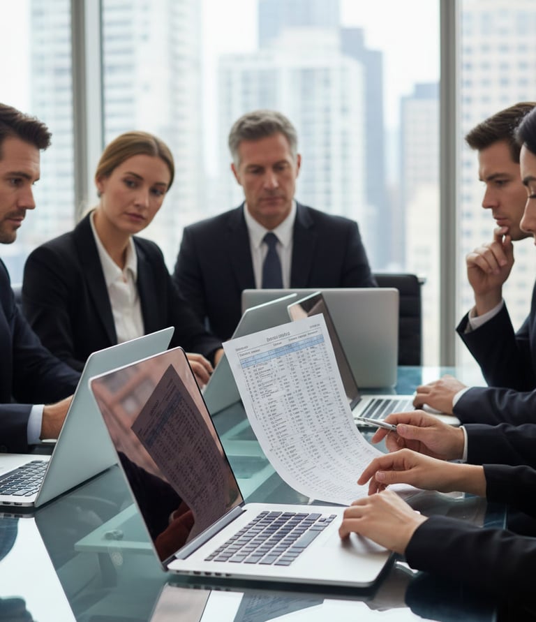 Team reviewing structured reports and analytics. Why is NeuroBling AI different? It focuses on struc