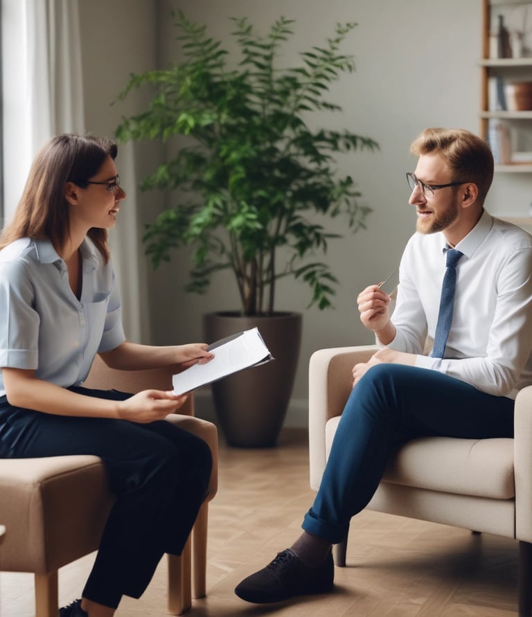 Psicologa en terapia