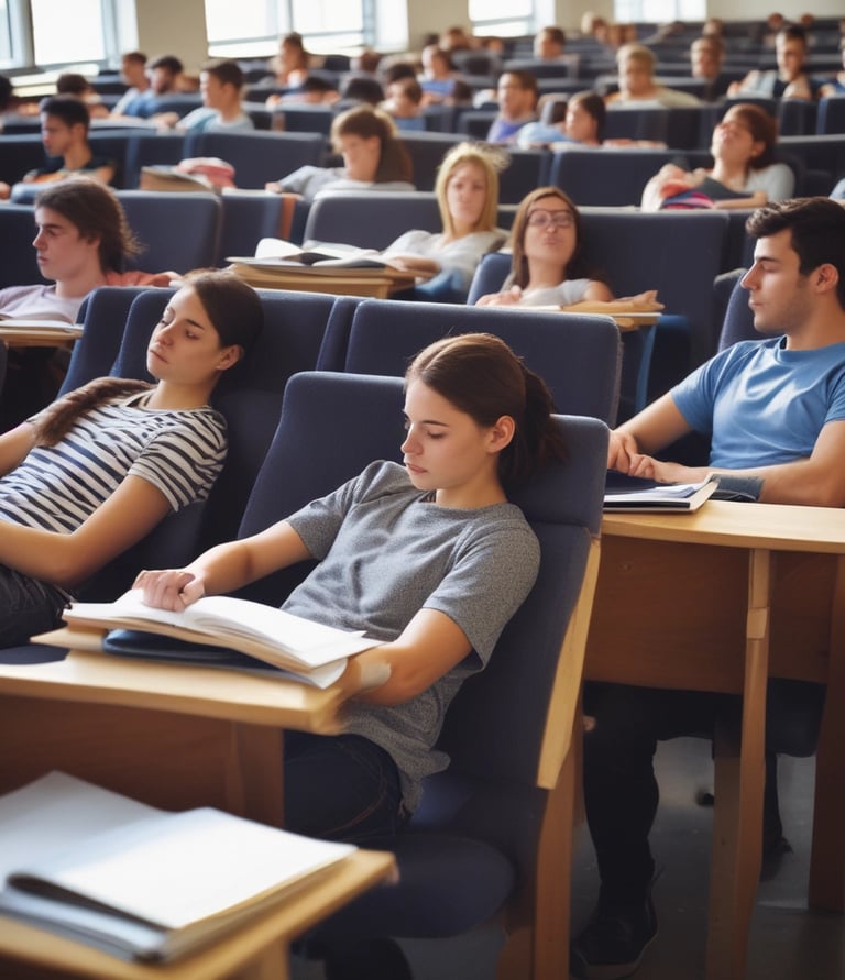 A focused student working on a laptop with cybersecurity code on screen in a modern workspace.