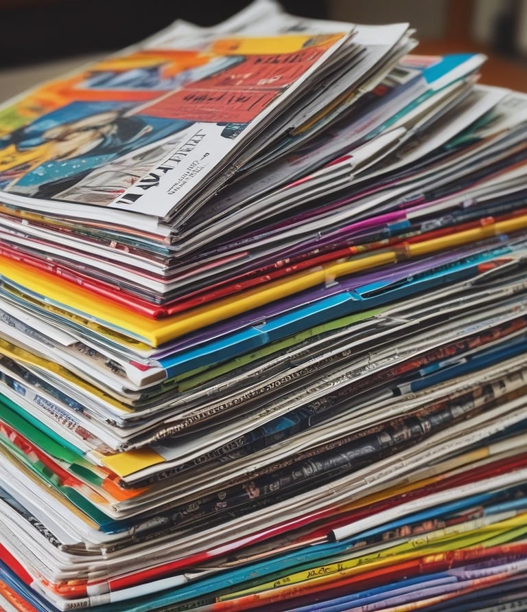 A cozy workspace with a laptop, notebook, and coffee cup, inspiring creativity.