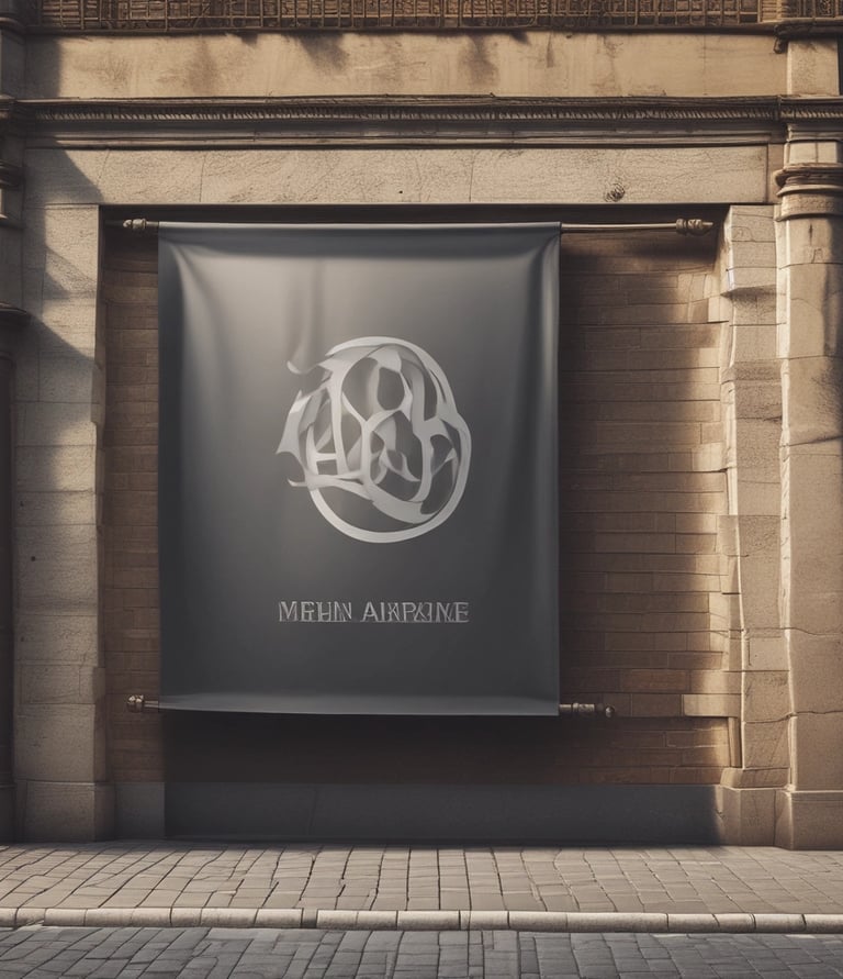 Image showing large format printing machines producing vibrant banners and vinyls.