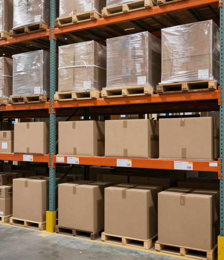 Close-up of high-tech computer components arranged neatly on a desk.