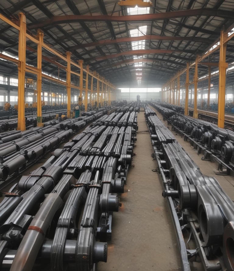 A friendly relationship manager assisting a customer with online TMT bar booking on a laptop.