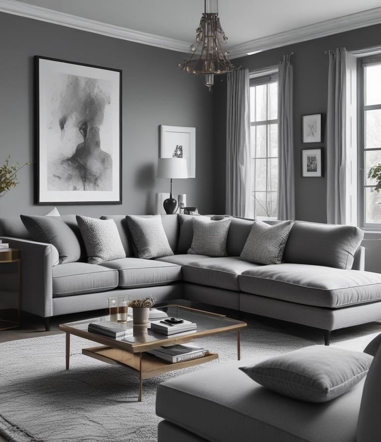 A cozy, freshly cleaned sofa in a bright living room with soft natural light.