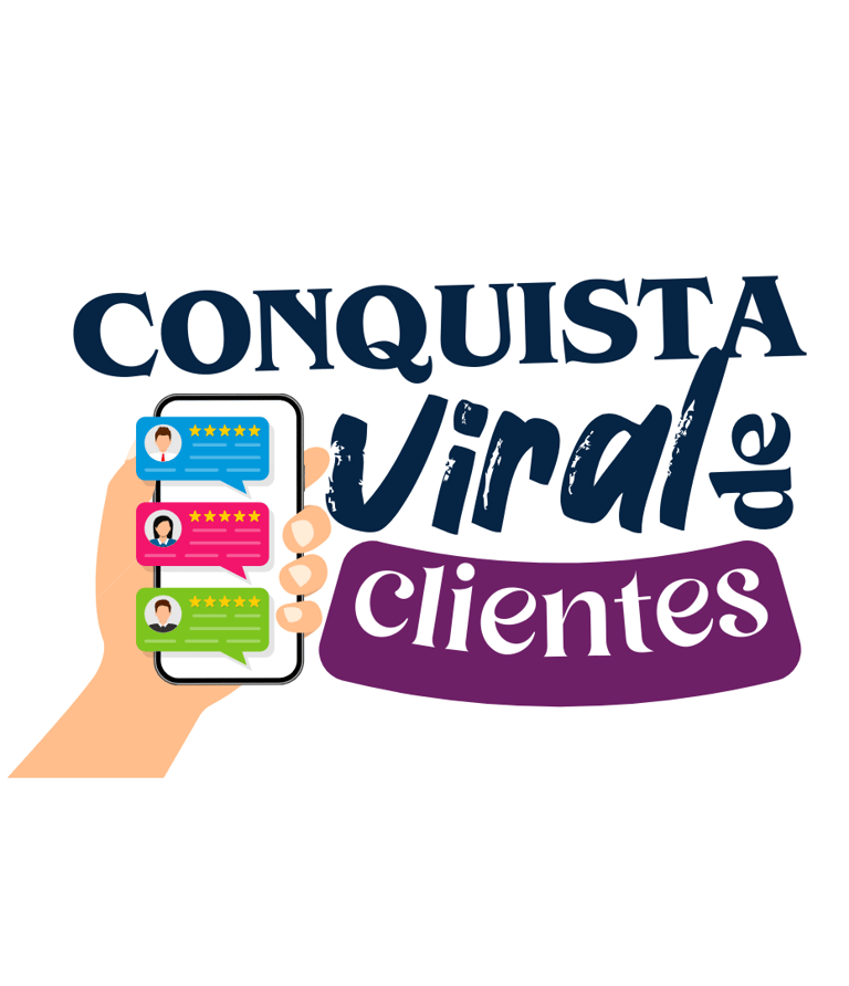 a person holding a cell phone with the words conquista vita vita