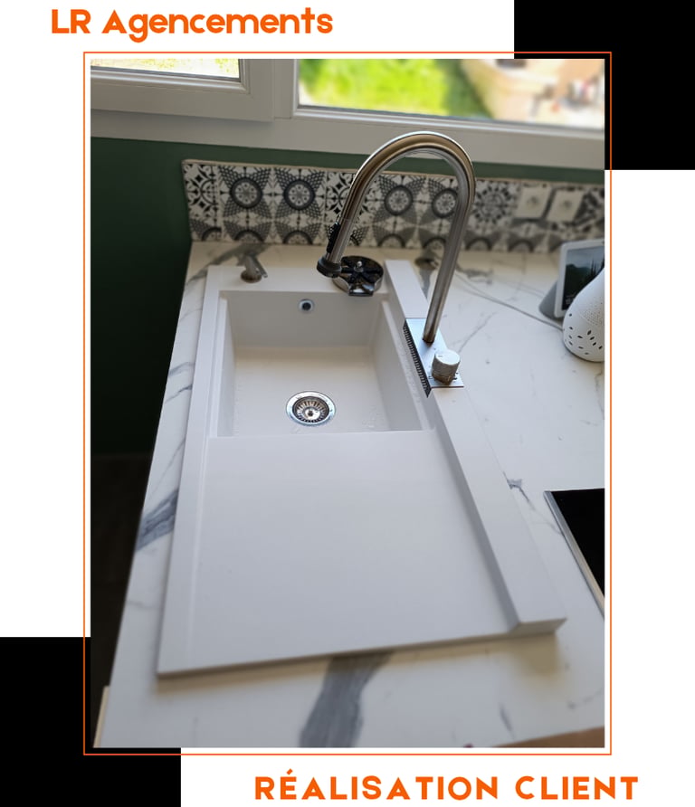Plan de travail sur mesure Besançon Franche Comté LR Agencements