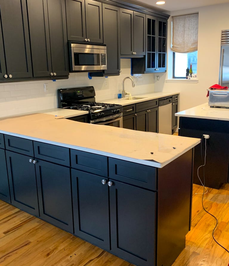 Kitchen renovations, tilework, and painting