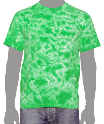 Green Tie-dye T-shirt