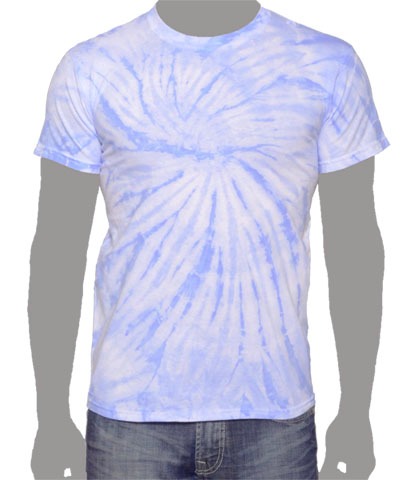 Soft Blue tie-dye t-shirt, Light Blue tie-dye t-shirt, Lite blue tie-dye t-shirt