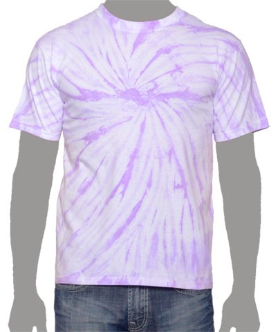 Purple Tie-dye T-shirt, Lavender Tie-dye T-shirt