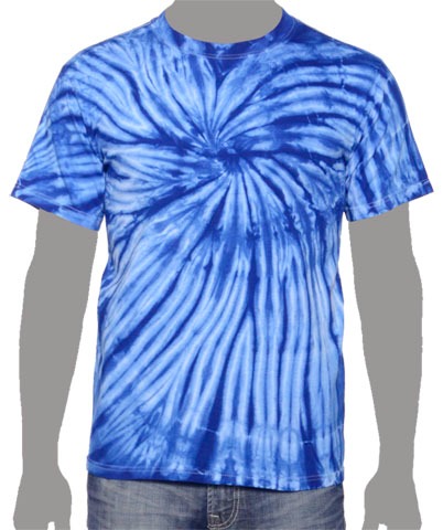 Royal Tie-dye T-shirt, Blue Tie-dye T-shirt