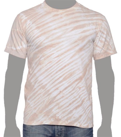khaki Tie-dye T-shirt, Tan Tie-dye T-shirt