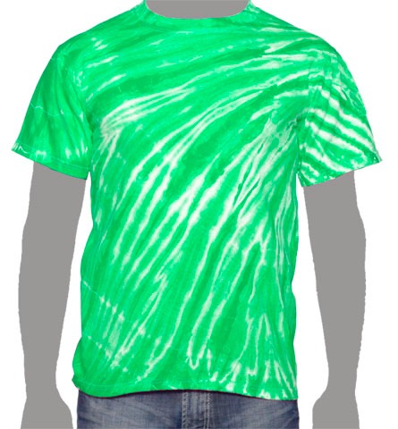 Green Tie-dye T-shirt