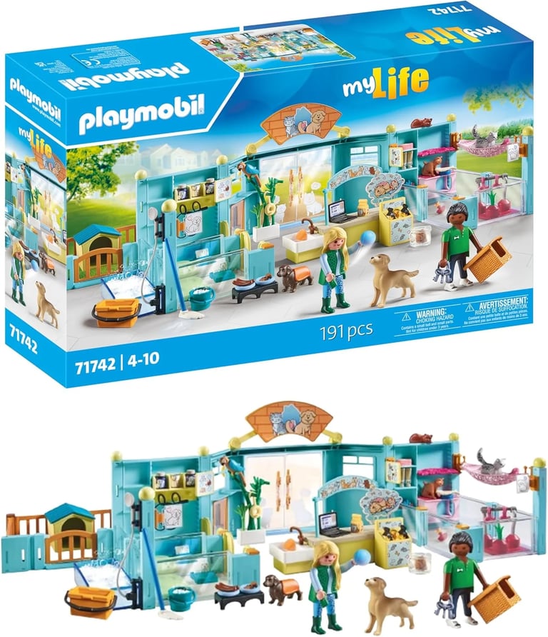 playmobil hotel des animaux