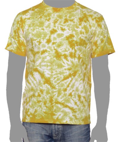 Gold Tie-dye T-shirt, Vegas Gold Tie-dye T-shirt, Old Gold Tie-dye T-shirt