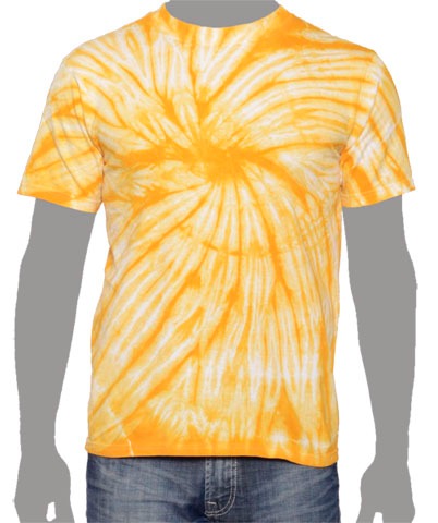 Gold Tie-dye T-shirt