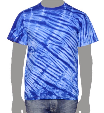 Royal Tie-dye T-shirt, Blue Tie-dye T-shirt
