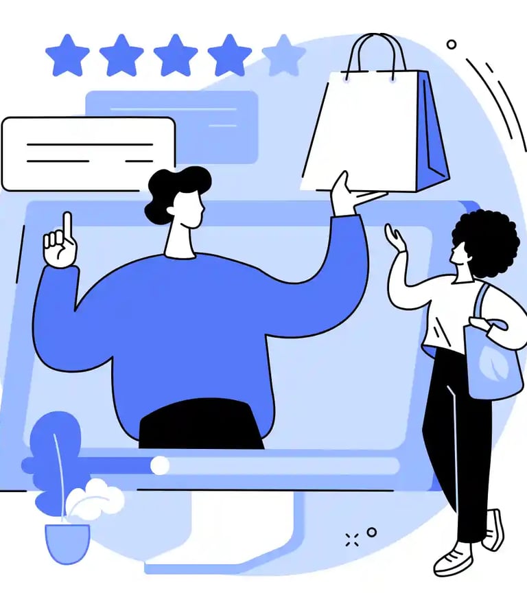 Customer reviews and trust signals for local SEO