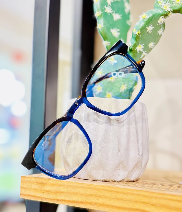 Lunettes bi-ton à Seignosse – Calliopée Optic