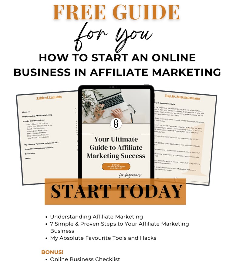 3 pages affiliate marketing guide