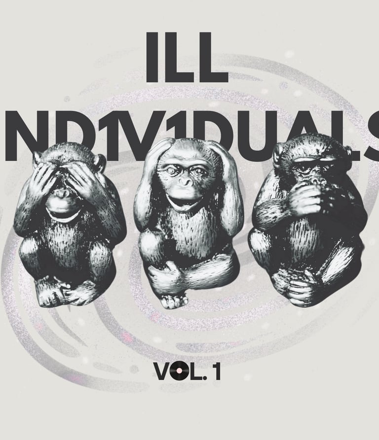 a visual reimagining the classic see no evil hear no evil speak no evil monkey statues