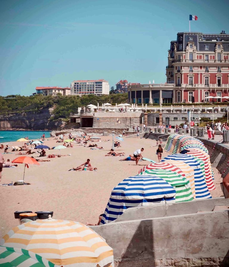 Visite guidée pédestre Biarritz la grande plage