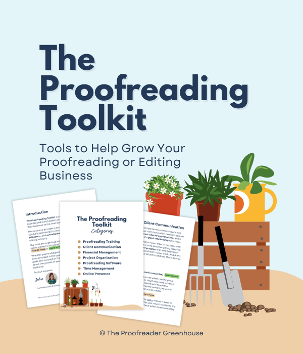 Proofreading Toolkit
