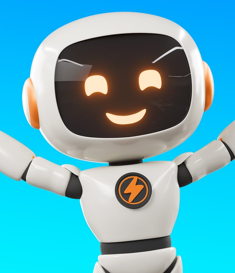 mascote 3D personagem 3D