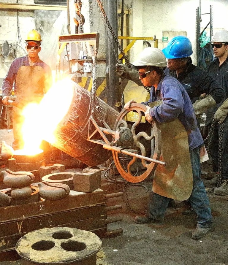 Quemador a gas para fundición 