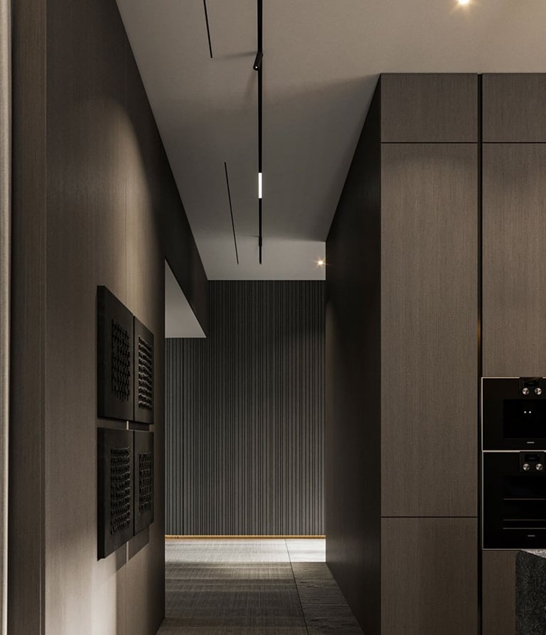 ERGOVENT LINEO-1000 PROFILE diffuser in the modern hallway.