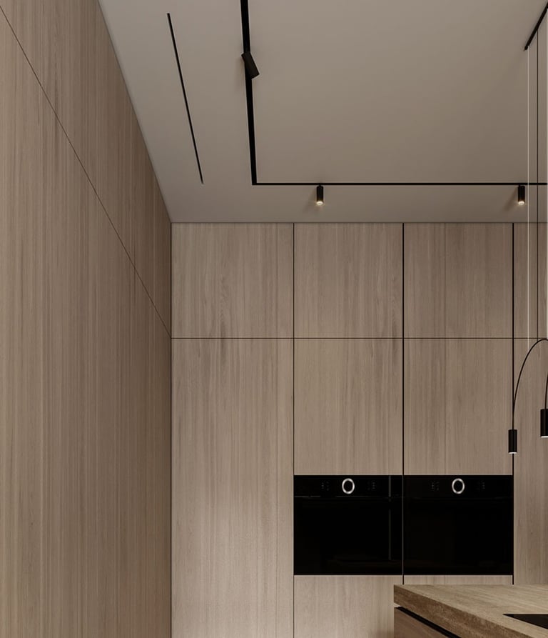 ERGOVENT LINEO PRO PROFILE 75x1050mm installed in luxury batroom ceiling showing seamless dual