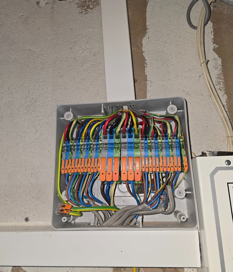 Consumer unit relocation kit, installed by Easy Spark Ltd
