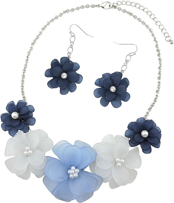 Bridesmaid Jewelry Blue Set. Budget Accessories for Wedding