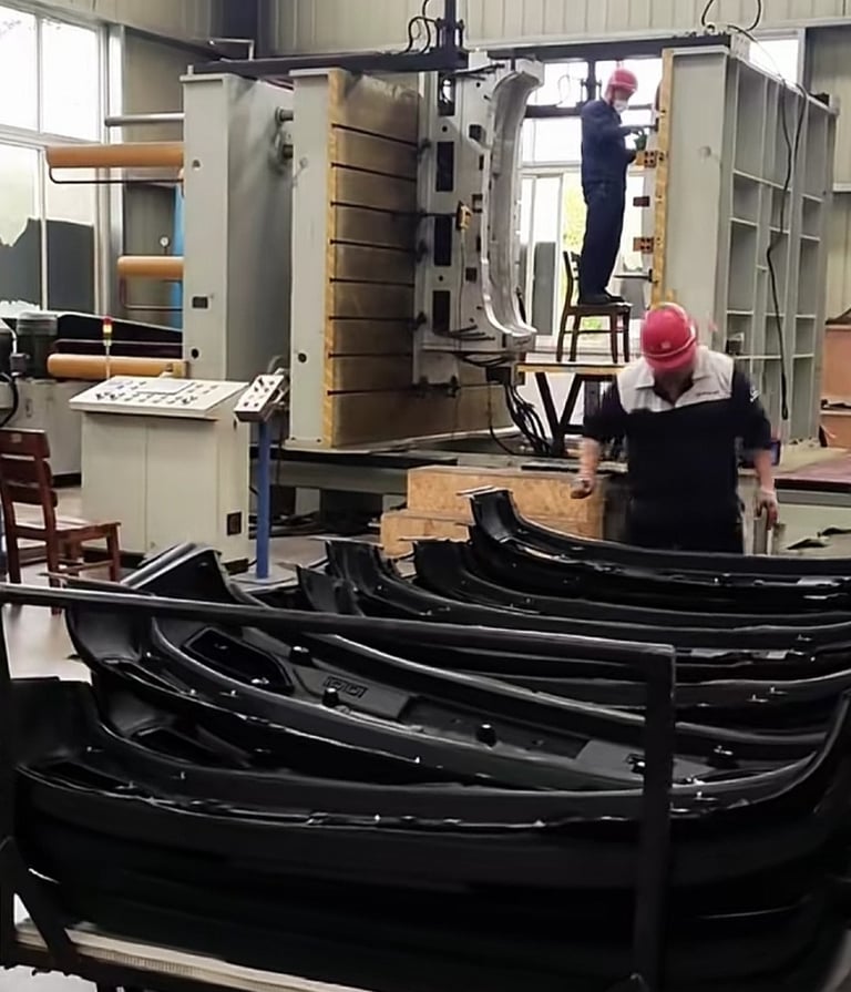 lightweight high-strength PDCPD exterior parts mass production