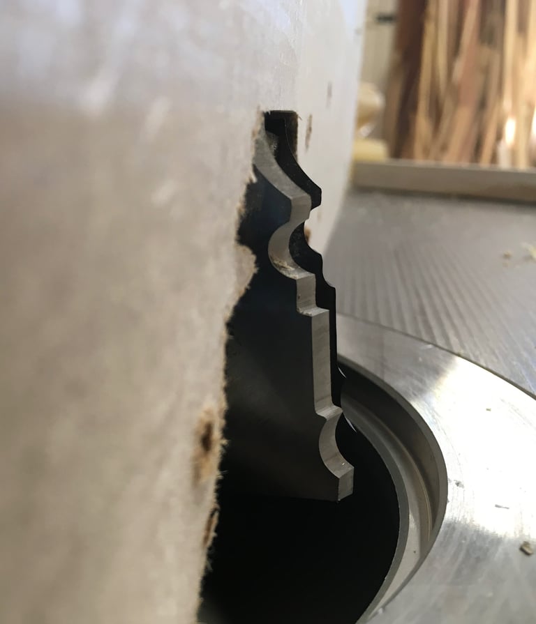 cutter for bespoke victorian moulding