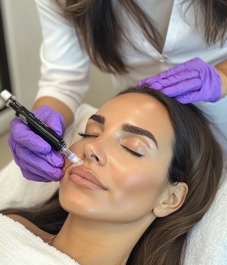 Microneedling treatment