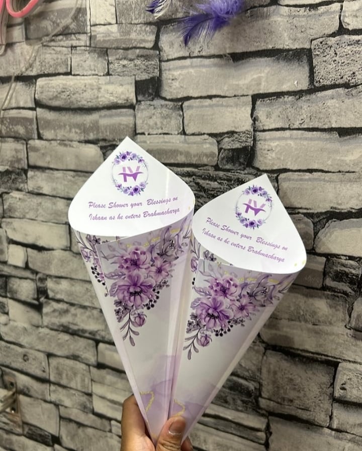 Customized Petals Cone by Geet Events