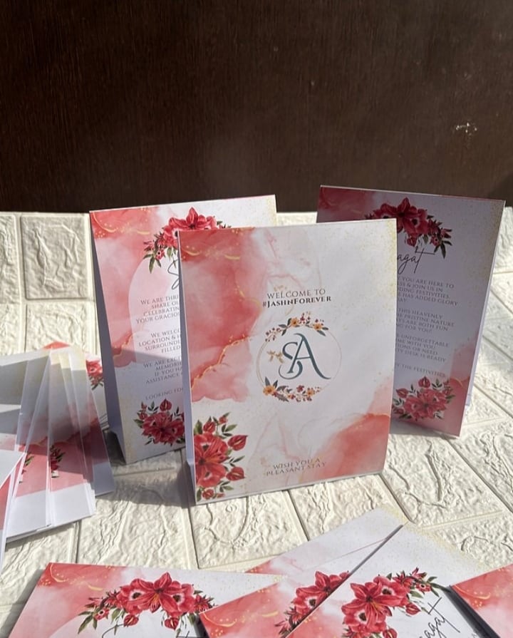 Function Tent Card by Geet Events