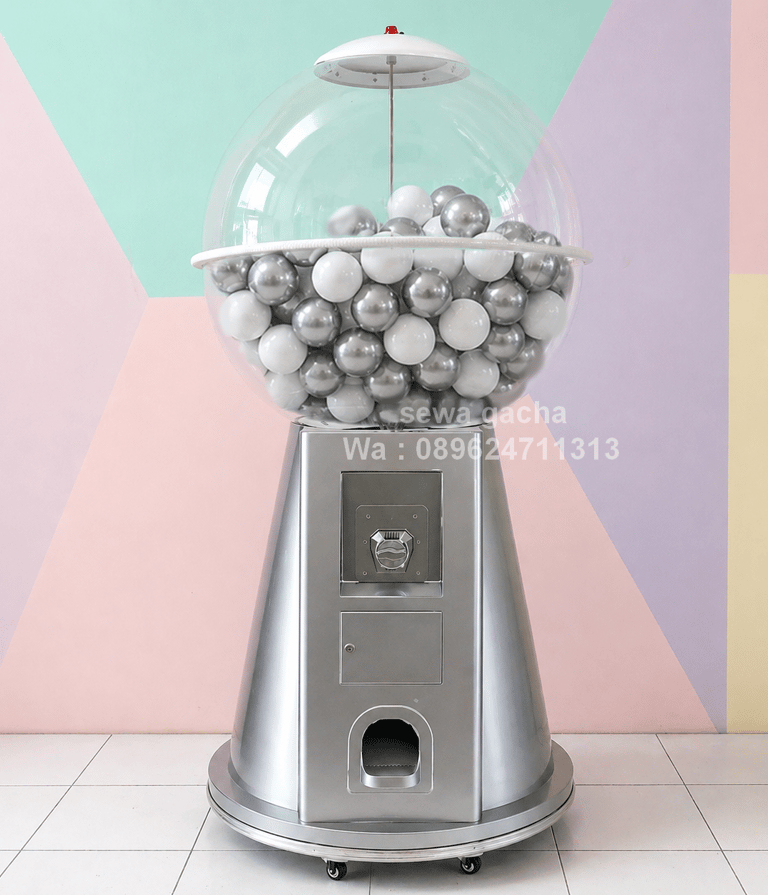 sewa gacha gachapon jumbo silver