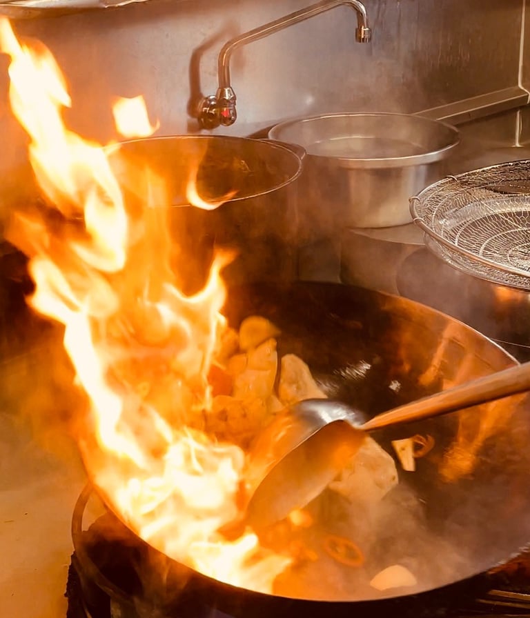 Exquisite technique Chinese Wok Fried 