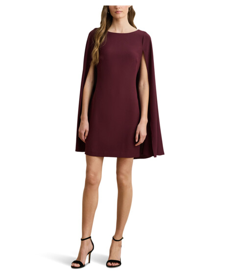 lauren-ralph-cape-georgette-cocktail-dress-dark-garnet
