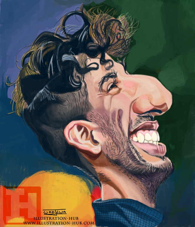 a man with a beard and a beard