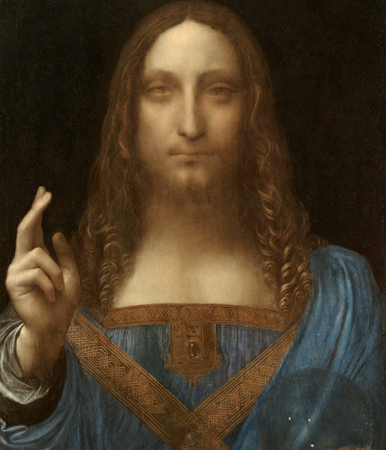 Salvador Mundi by da Vinci reproduction