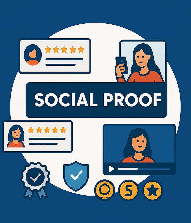 examples of using social media, google review charts