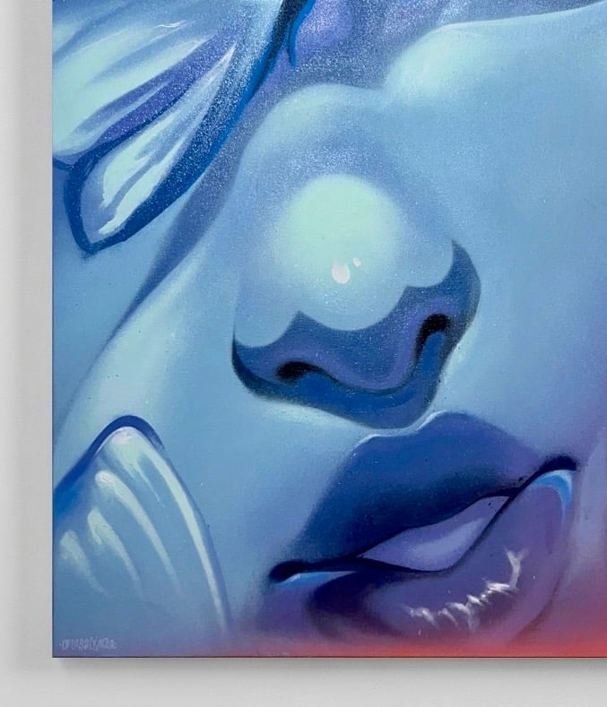 Live painting on canvas for events by Ona Salvador