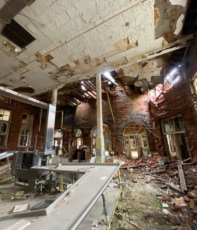 JN Adams Abandoned Hospital outside Buffalo New York