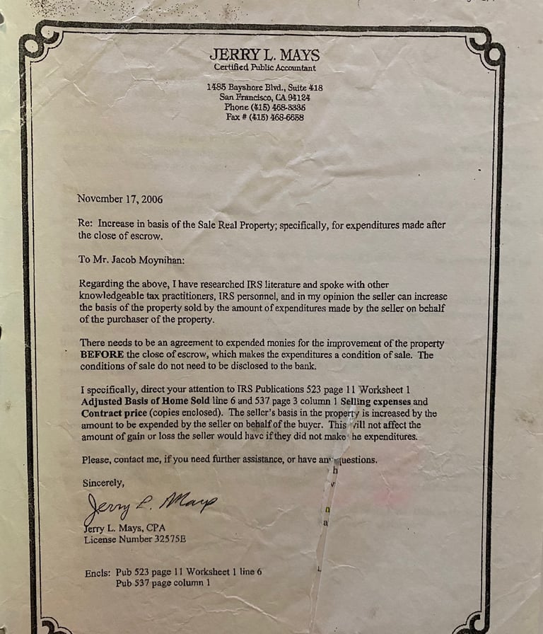 Michael Falk's Jerry Mays affiliation