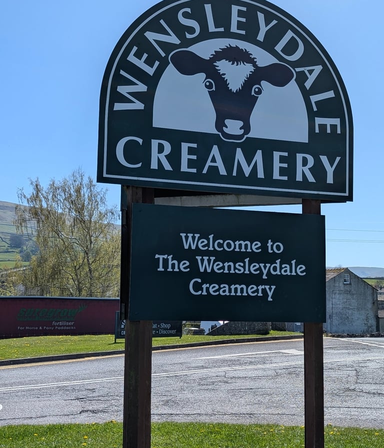 A sign at a tourist attraction in teh Yorkshire Dales.
