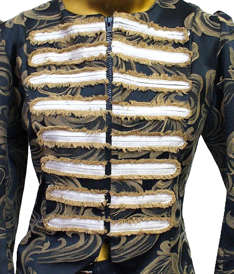 Victorian-style brocade tailcoat created by Rogue Coats